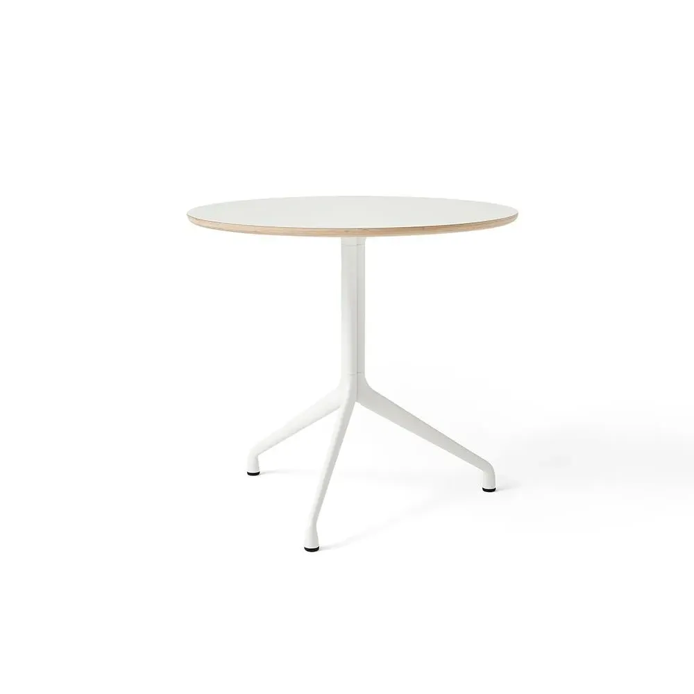 Round Dining Table - Black, Linoleum