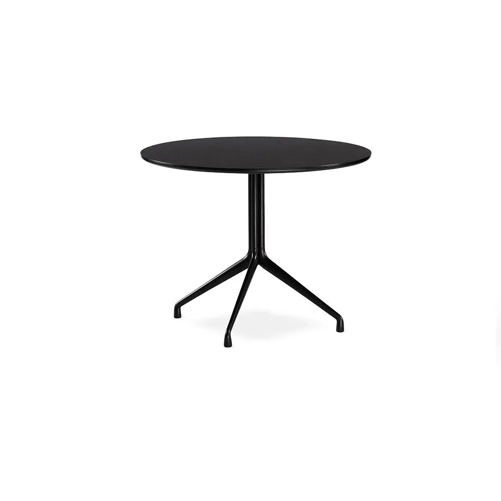 Round Dining Table - Black, Linoleum image