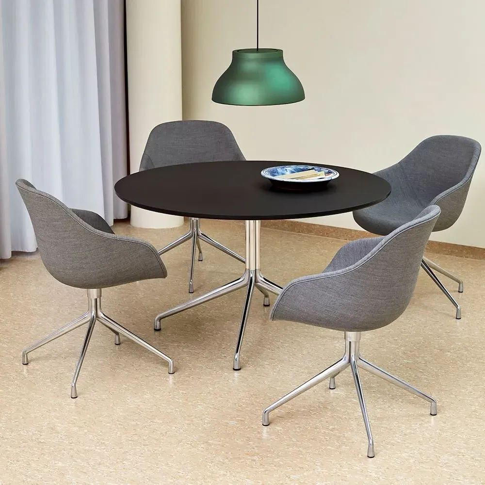 Round Dining Table - White, Laminate