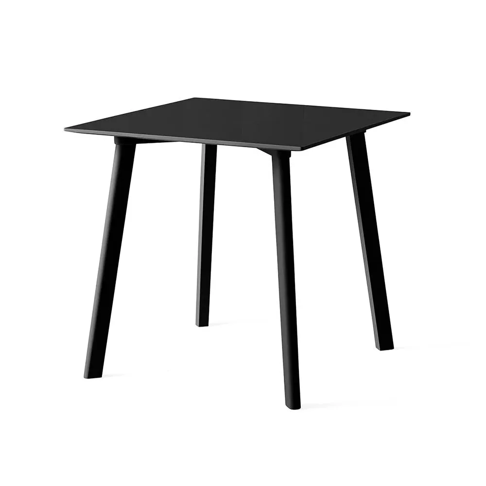 Side Table with Laminate Top - Black, Beech