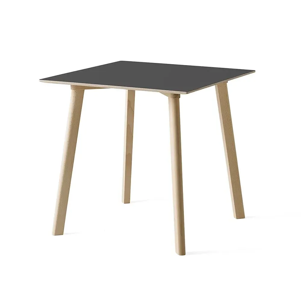 Side Table with Laminate Top - White, Oak