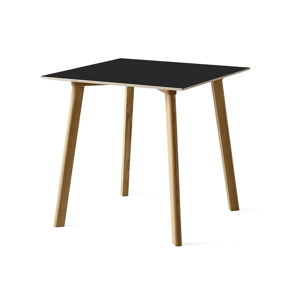 Side Table with Laminate Top - White, Oak