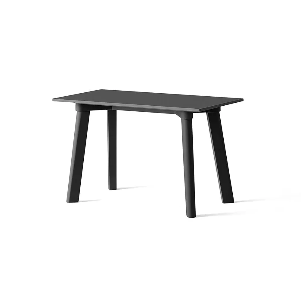 Small Bench with Lacquered Frame - Grey