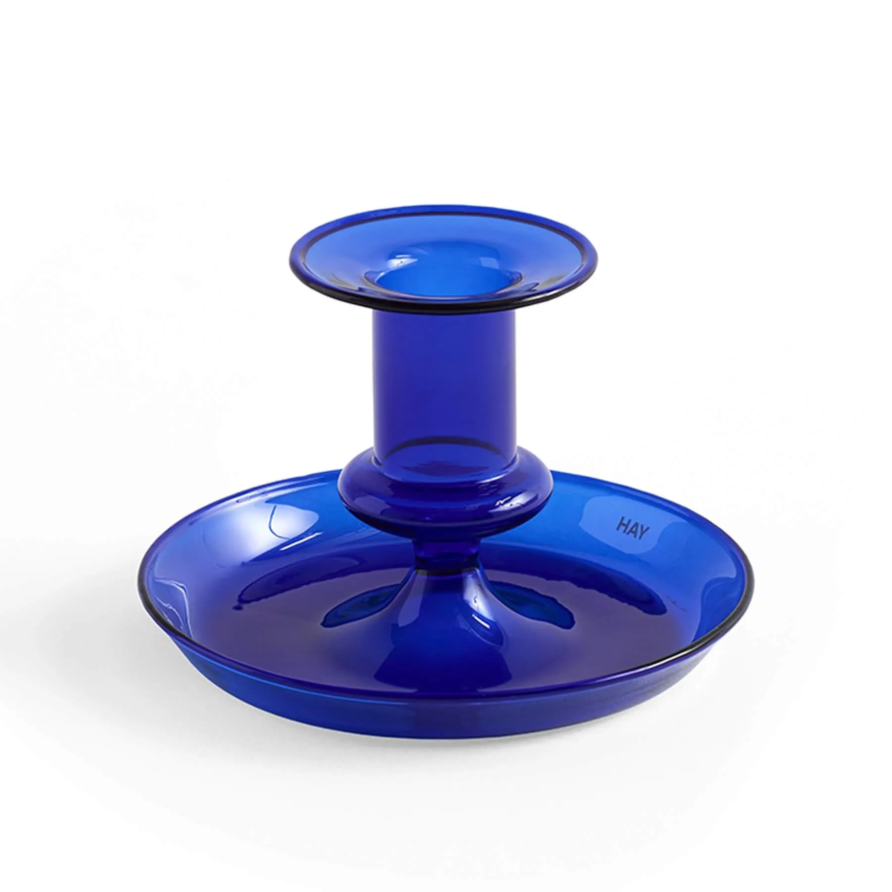 Small Candle Holder - Dark Blue, Borosilicate Glass