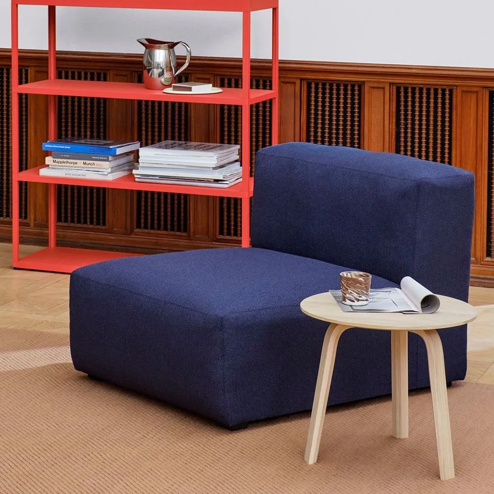 Small Coffee Table Low Height - Black, Oak