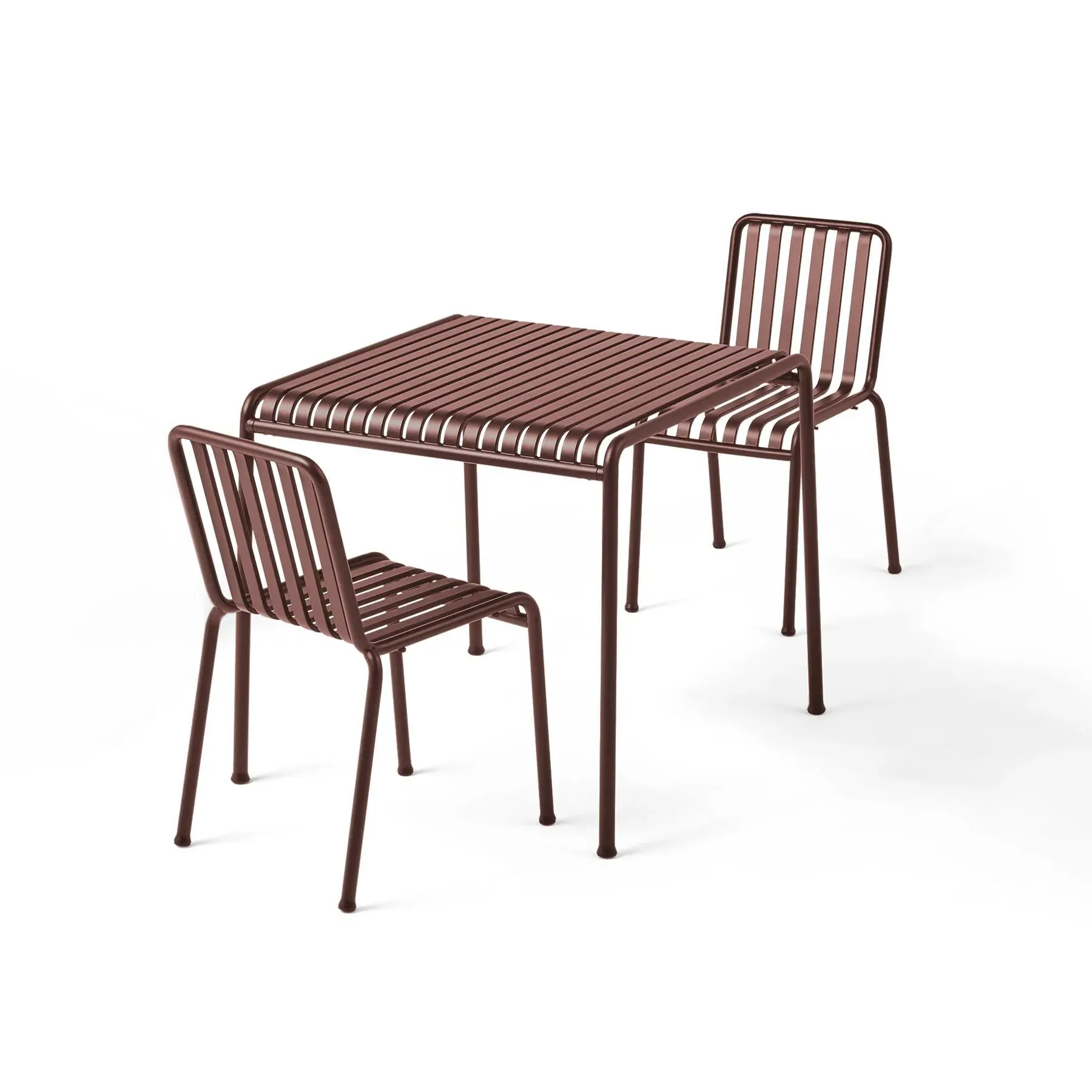 Small Dining Set with Chairs - Iron Red