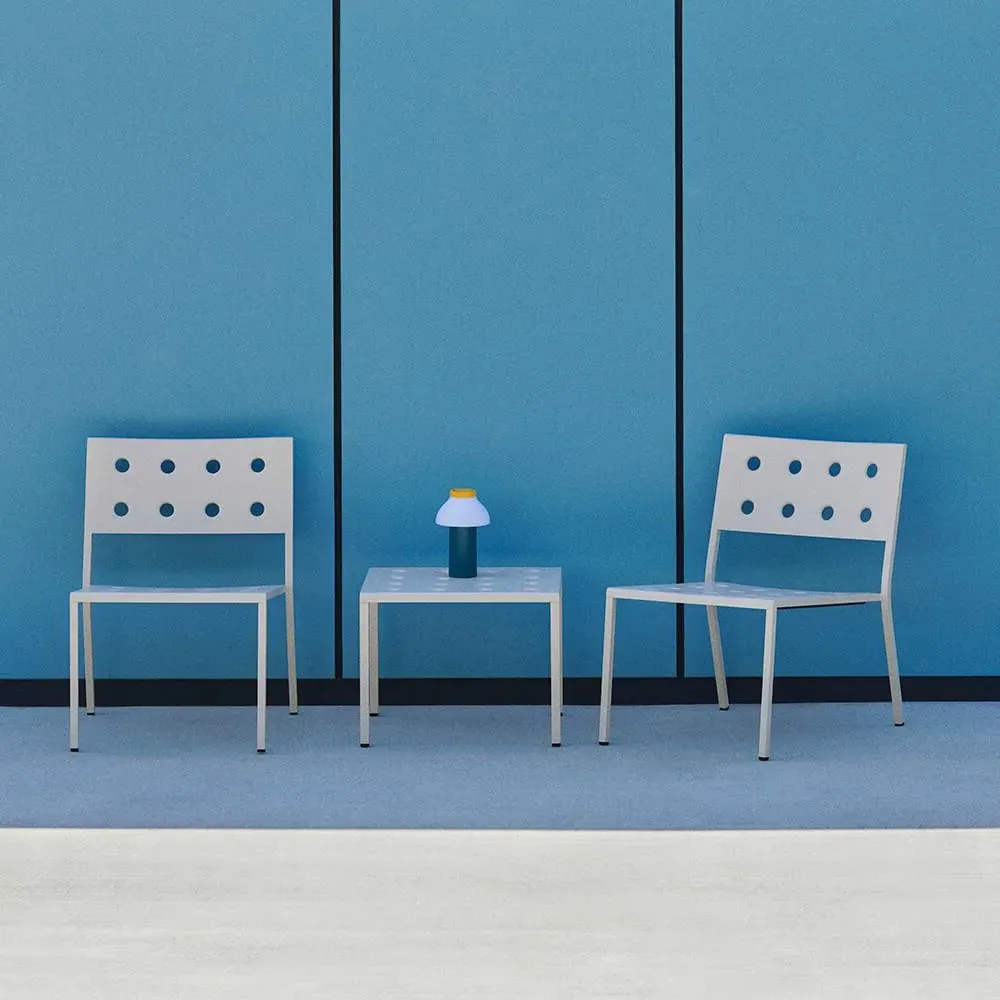 Small Outdoor Coffee Table - Anthracite, Steel