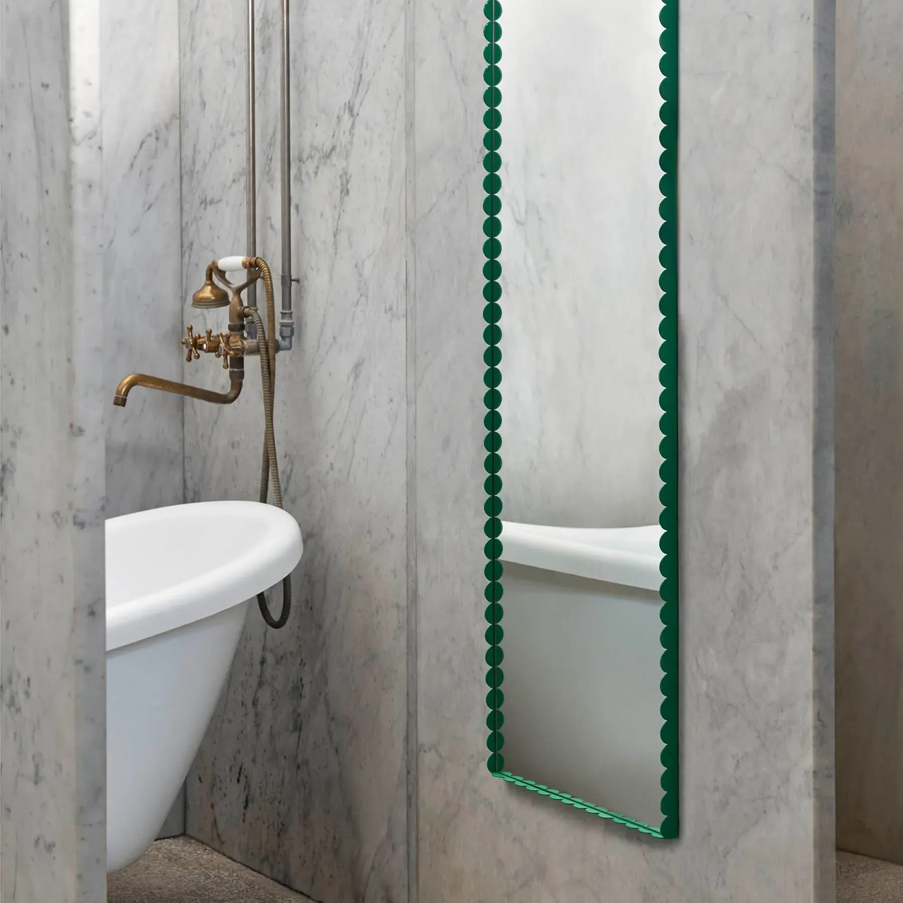 Small Rectangular Mirror - Mirrored, Metal