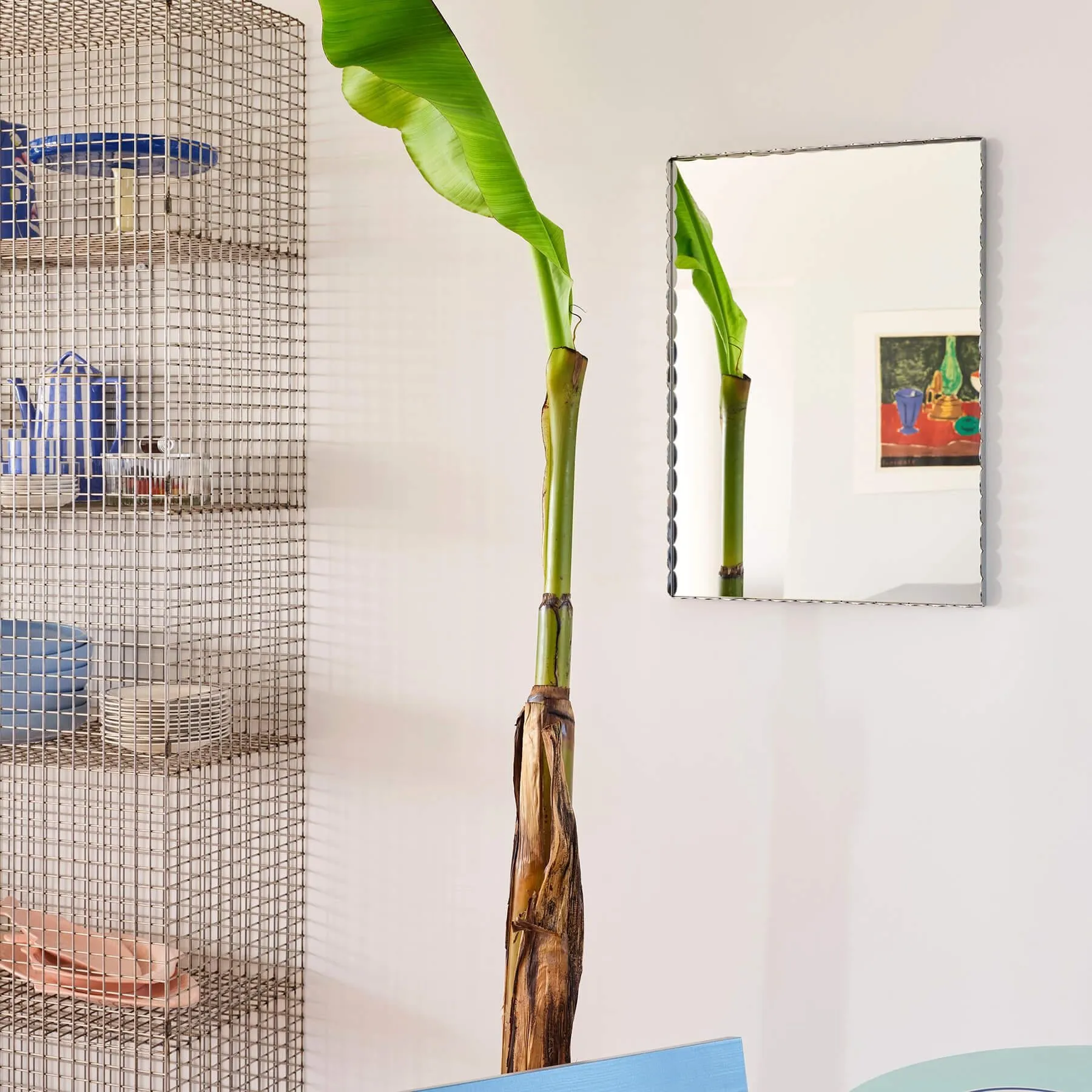 Small Rectangular Mirror - Mirrored, Metal