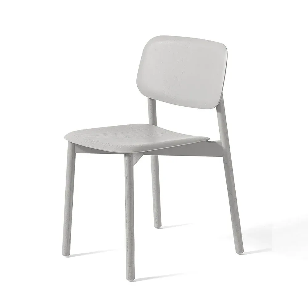 Soft Edge 60 Dining Chair - Grey, Oak