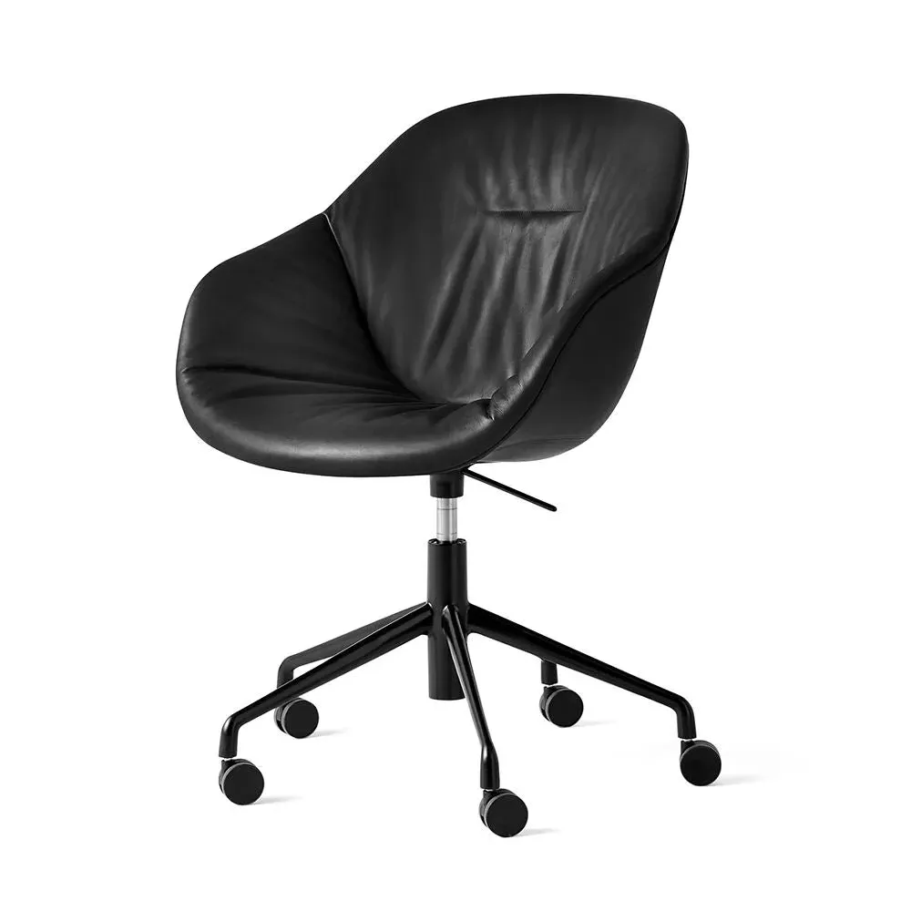 Soft Office Chair with Gas Lift - Nougat