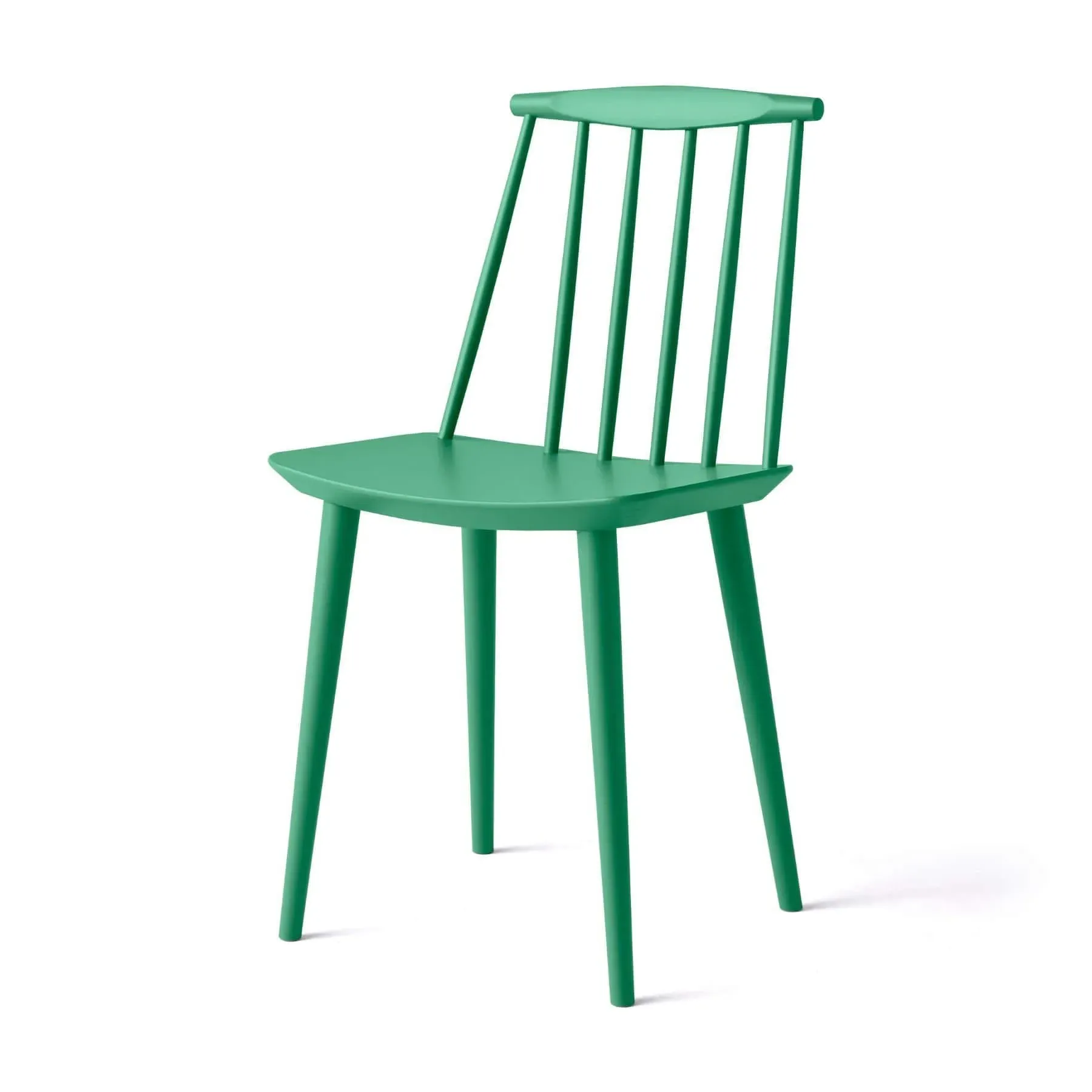 Spindle Back Dining Chair - Black, Lacquered Wood