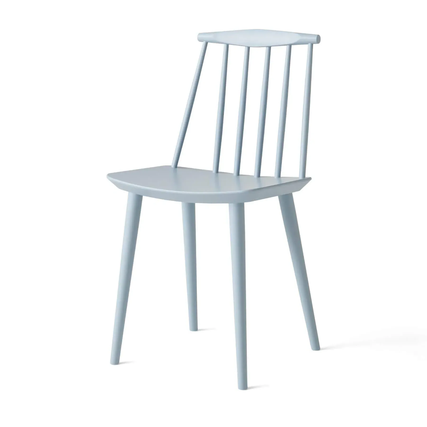 Spindle Back Dining Chair - Slate Blue, Lacquered Wood