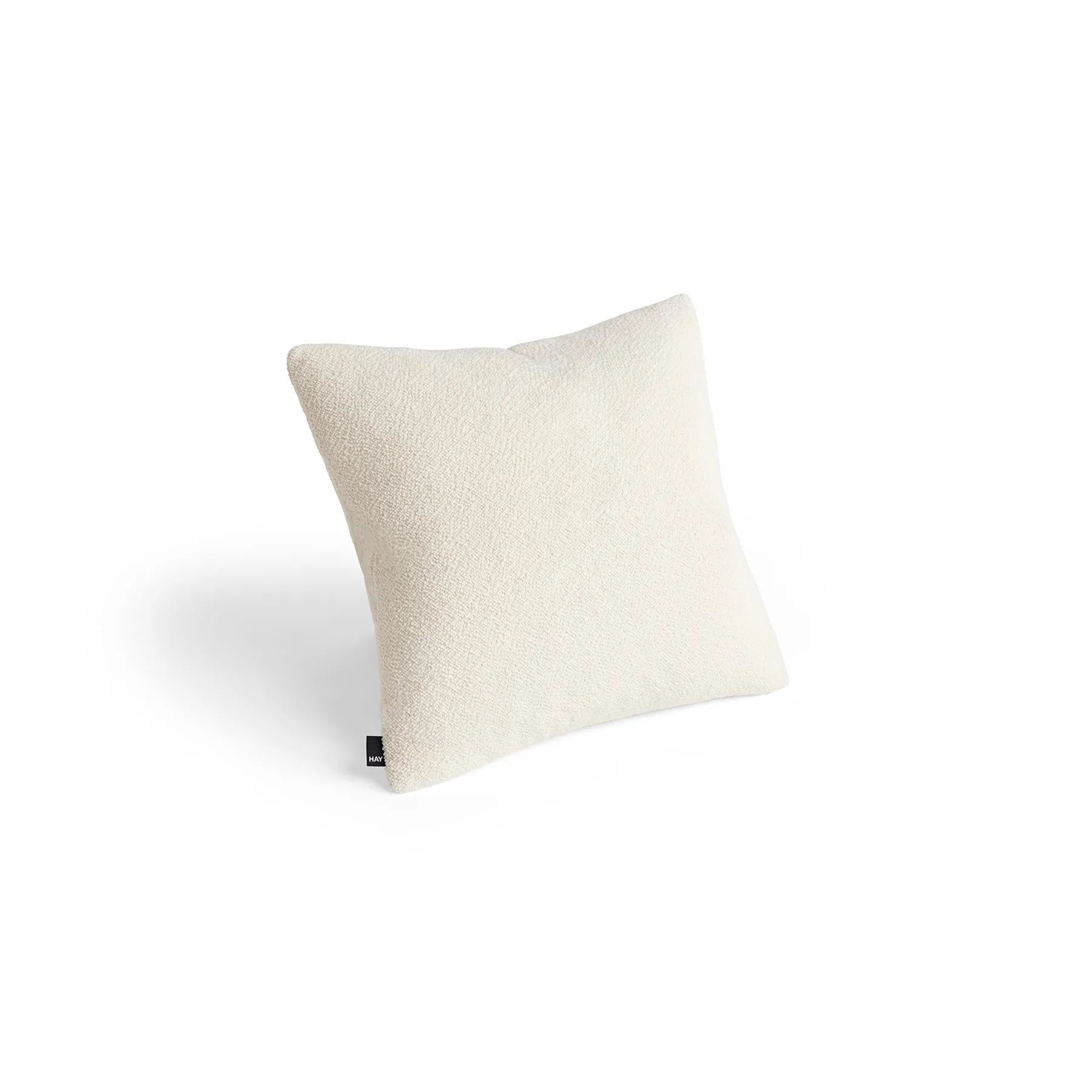 Square Cushion with Feather Fill - Cream, Bouclé image