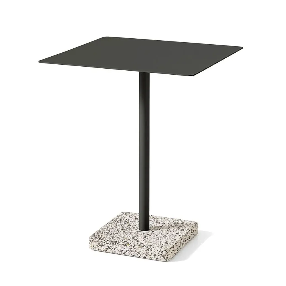 Square Dining Table - Grey, Terrazzo