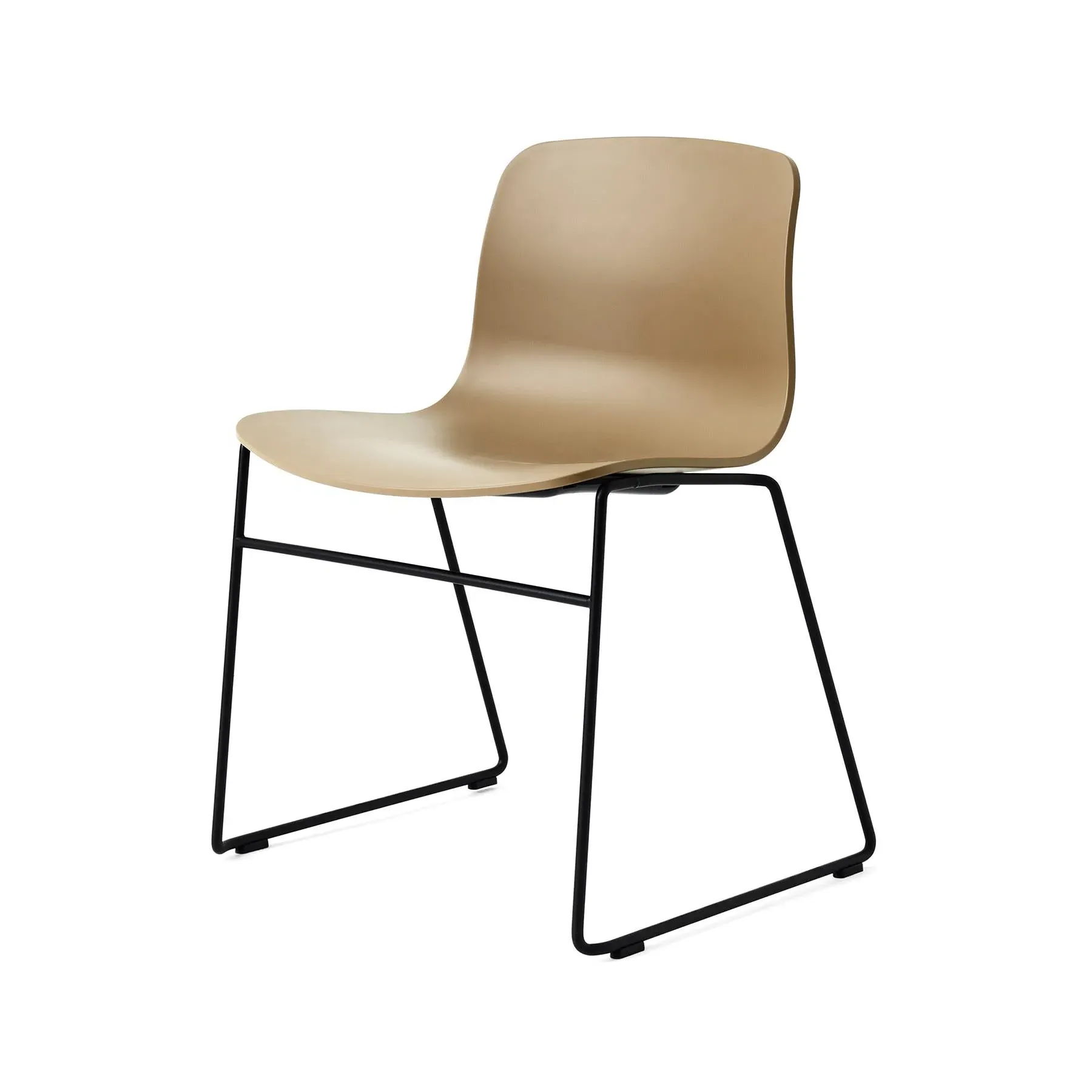 Stackable Dining Chair - Black, Polypropylene