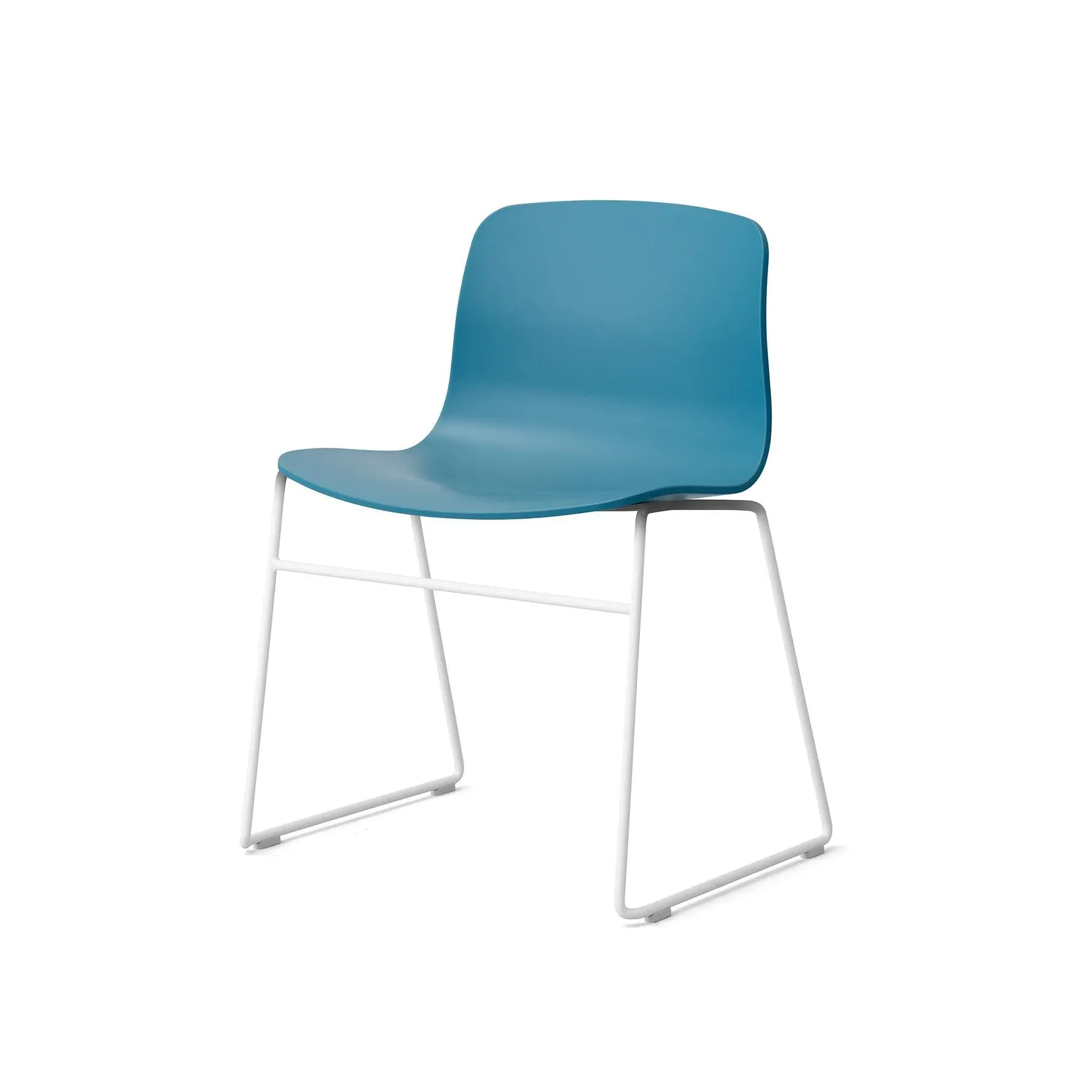 Stackable Dining Chair - Blue, Polypropylene