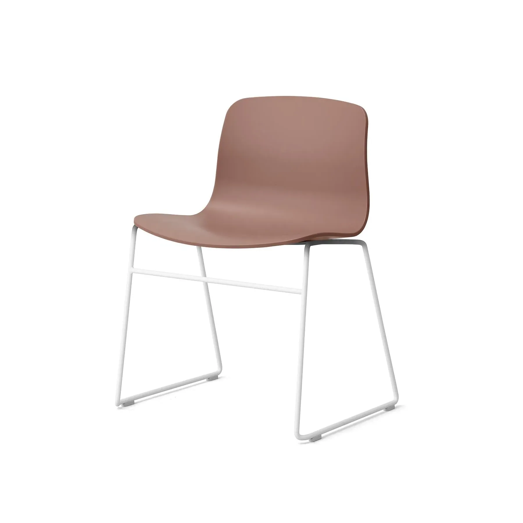 Stackable Dining Chair - Brick, Polypropylene