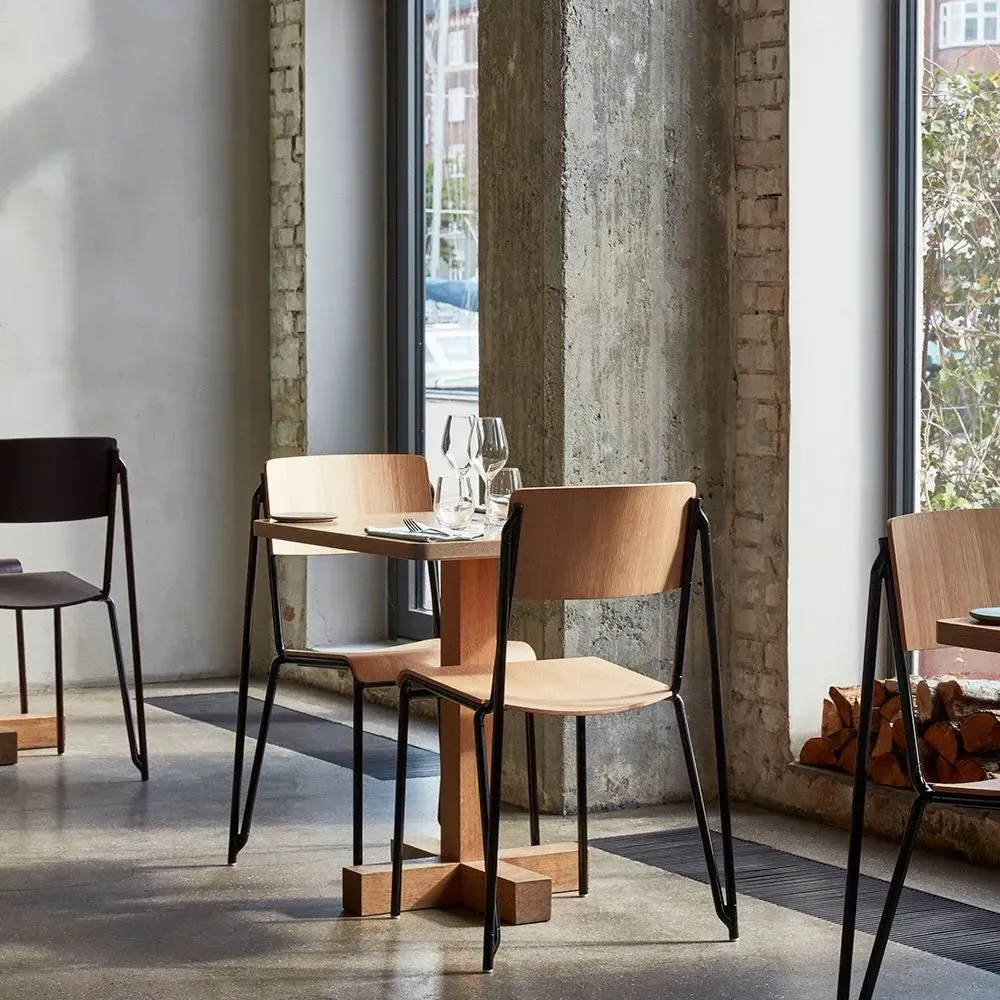 Stackable Dining Chair - Clay, Oak