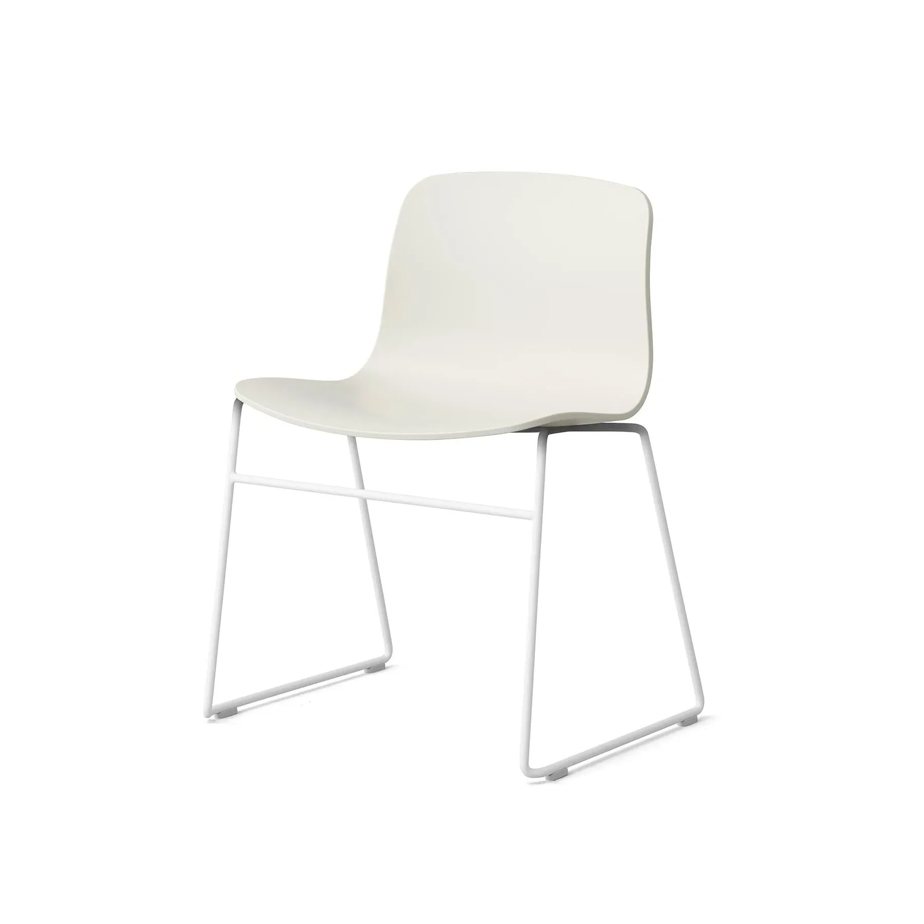 Stackable Dining Chair - Cream, Polypropylene