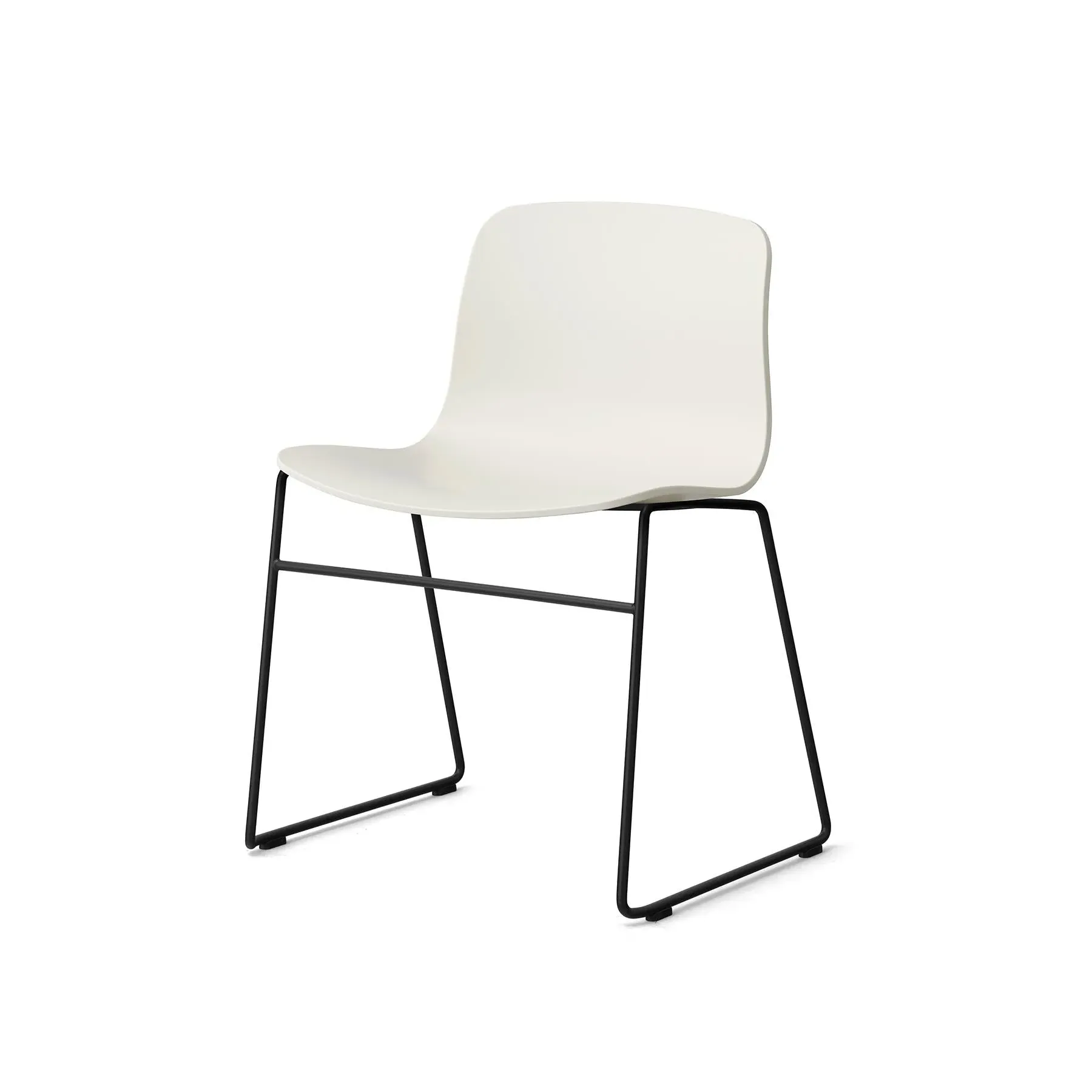 Stackable Dining Chair - Cream, Polypropylene