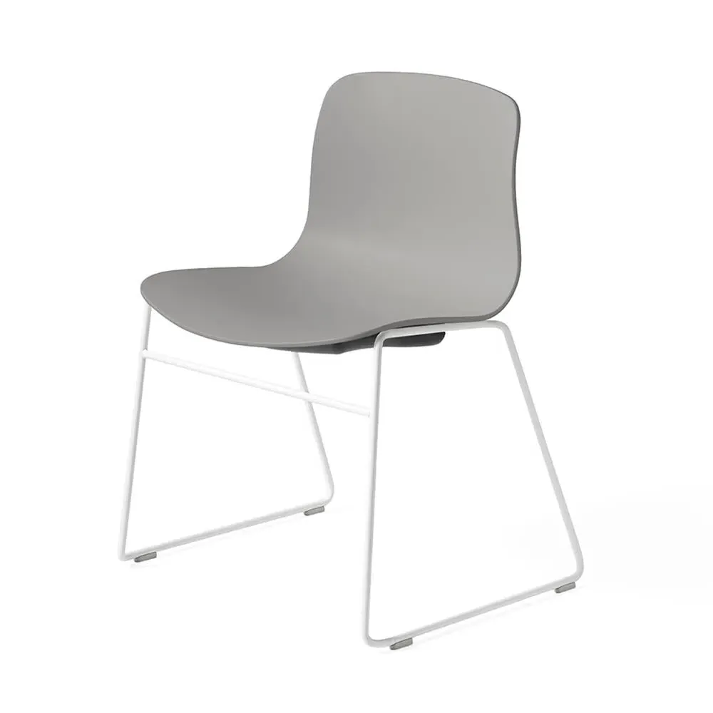 Stackable Dining Chair - Grey, Polypropylene