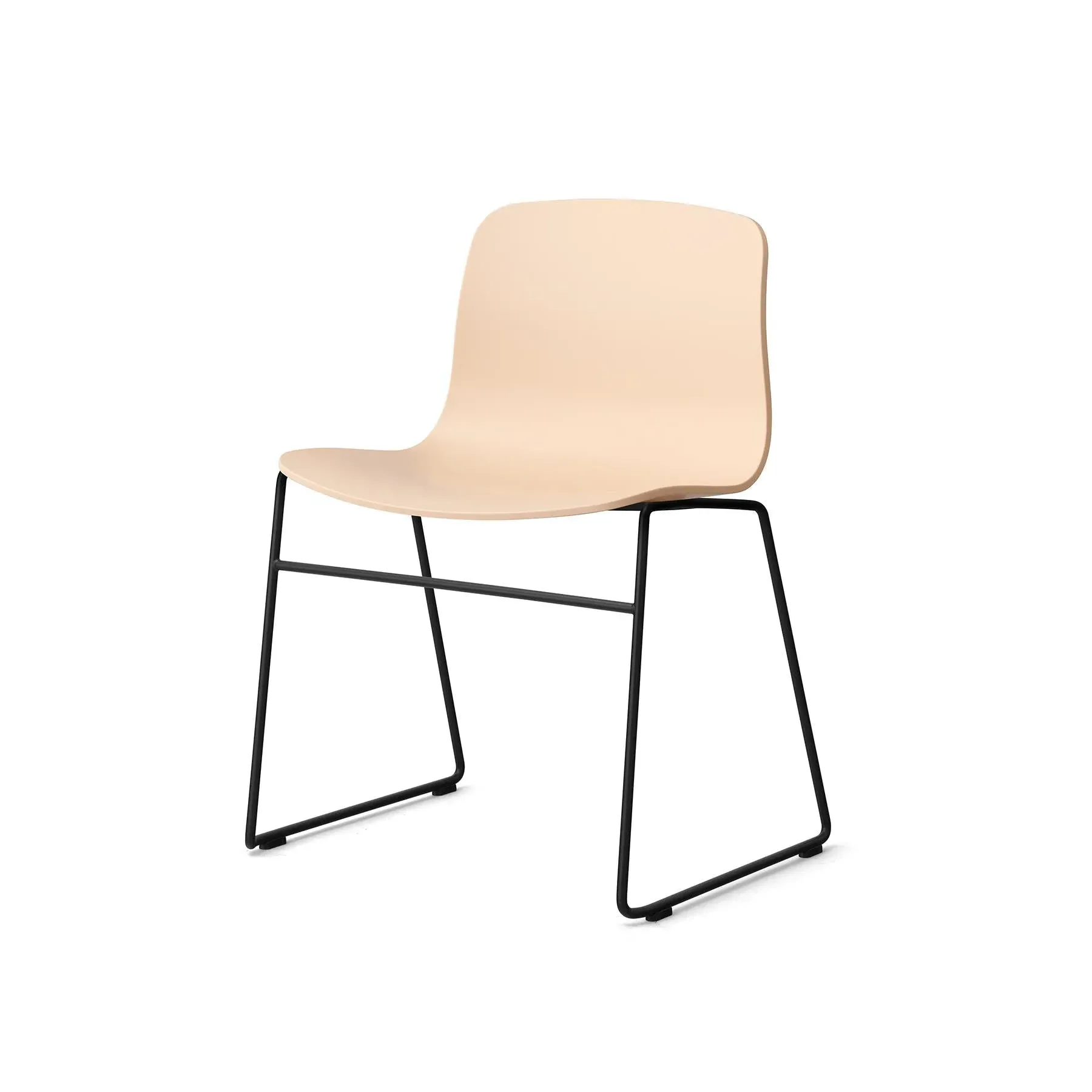Stackable Dining Chair - Peach, Polypropylene