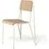 Stackable Dining Chair - Pearl, Oak