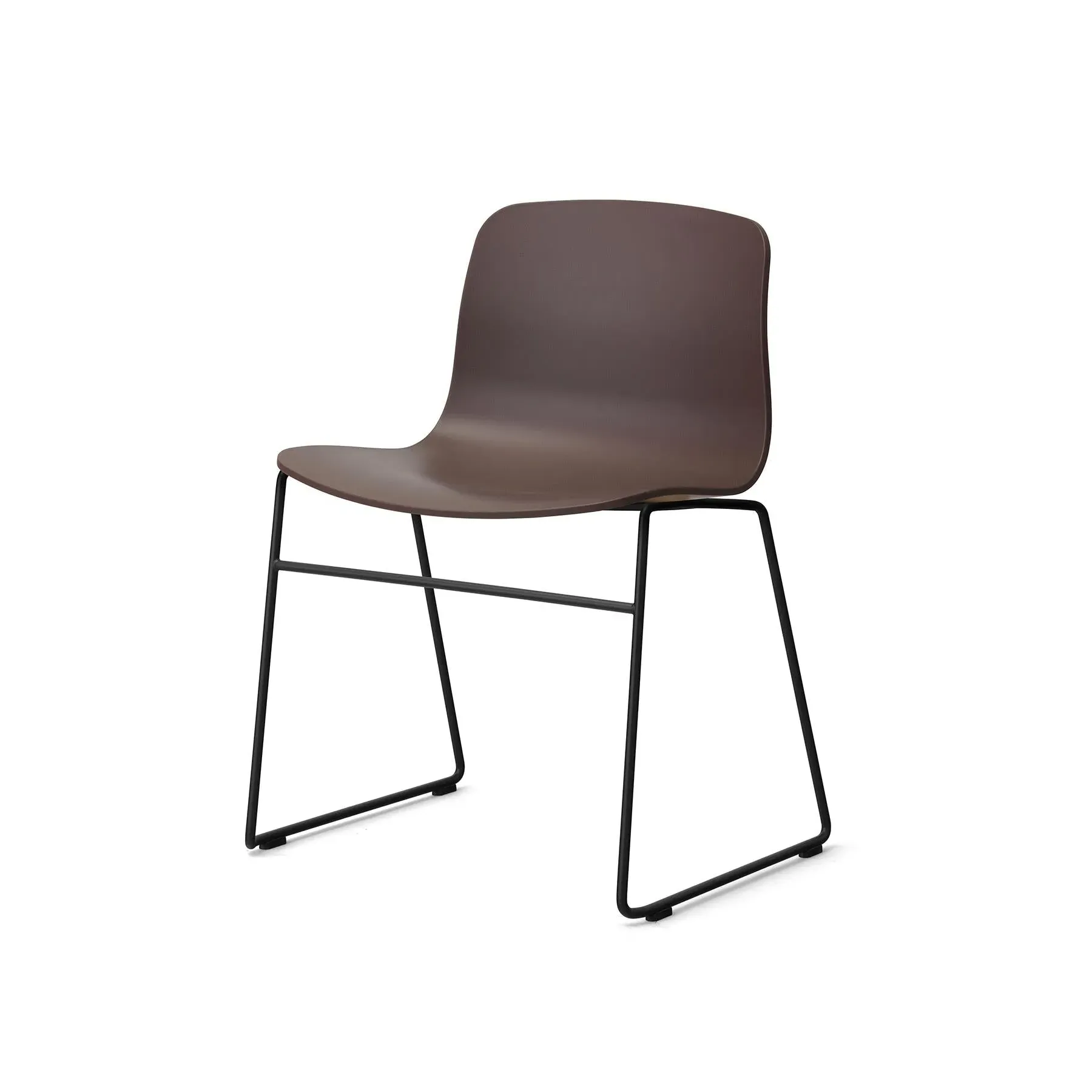 Stackable Dining Chair - Raisin, Polypropylene