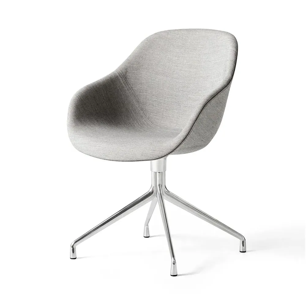 Swivel Dining Chair - Grey, Upholstered image