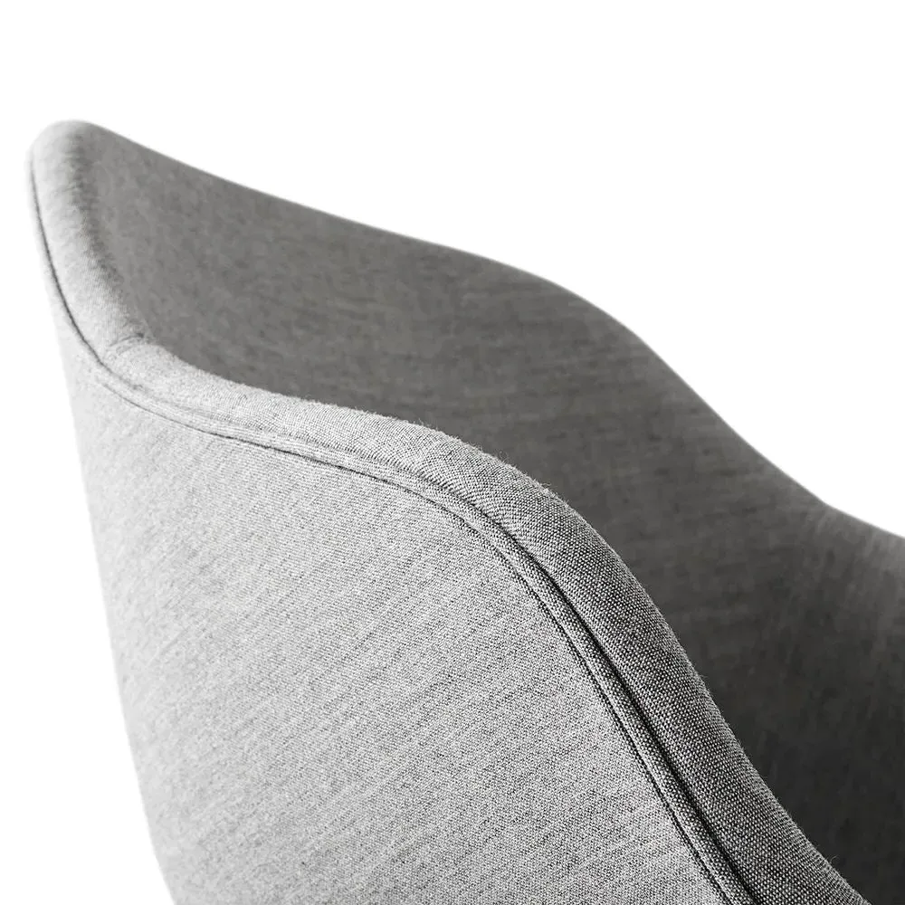 Swivel Dining Chair - Nougat, Upholstered