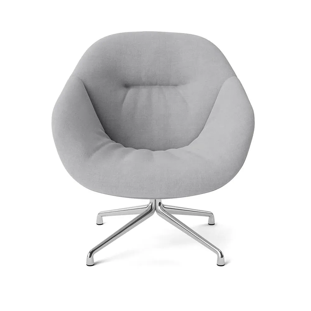 Swivel Lounge Chair - Black Aluminium