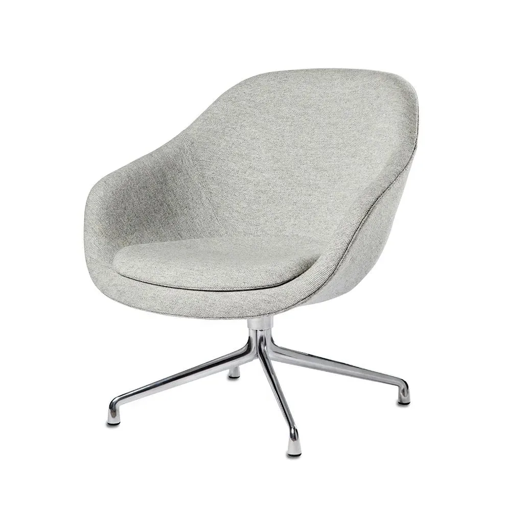 Swivel Lounge Chair - Black, Aluminium