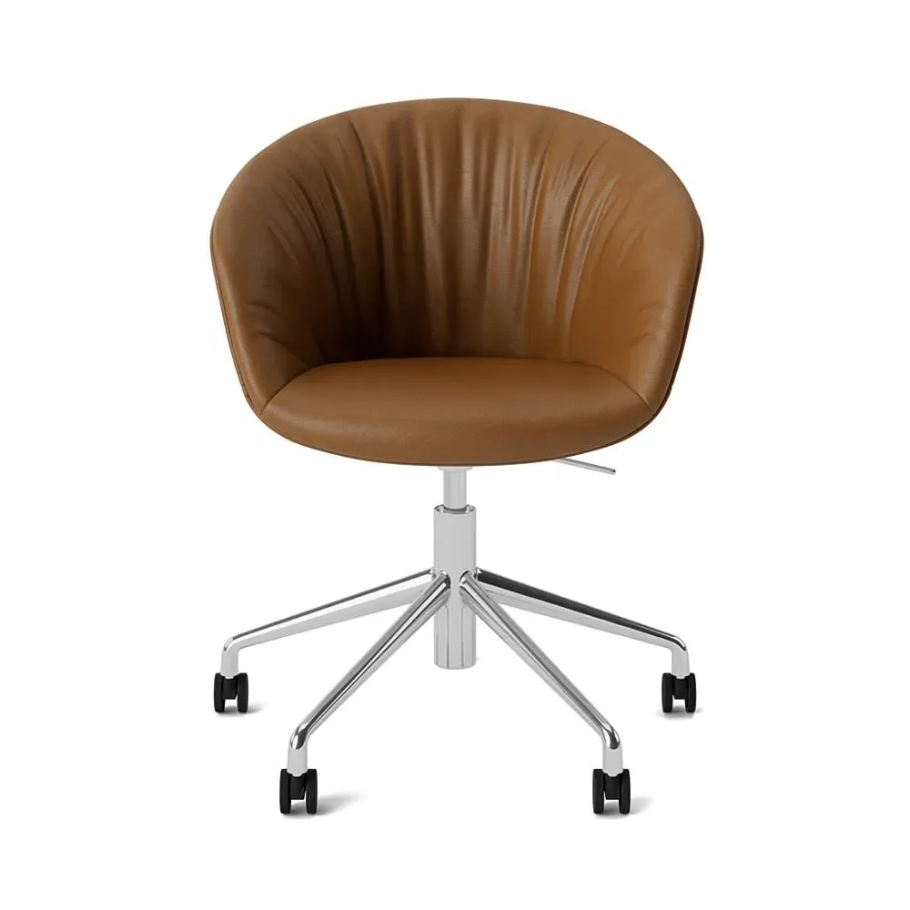 Swivel Office Chair with Gas Lift - Black Base