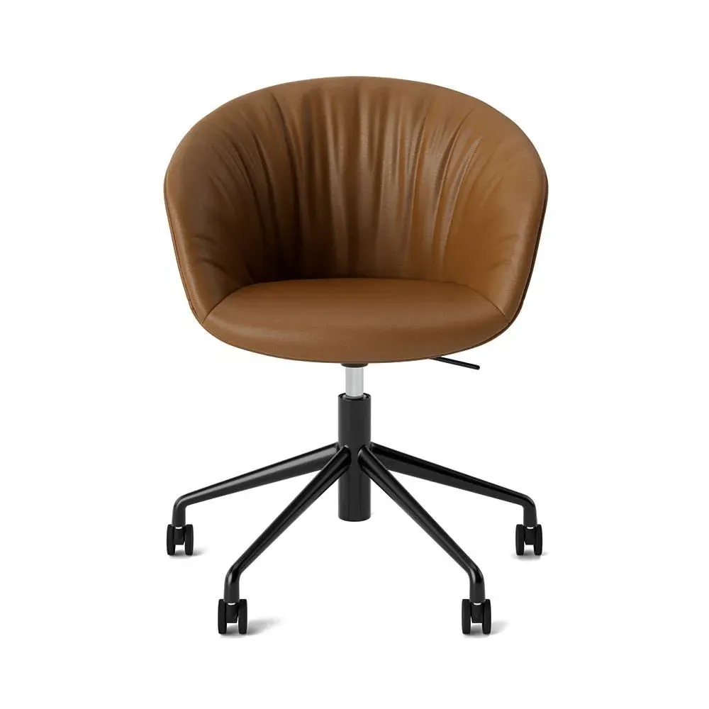Swivel Office Chair with Gas Lift - Black Base