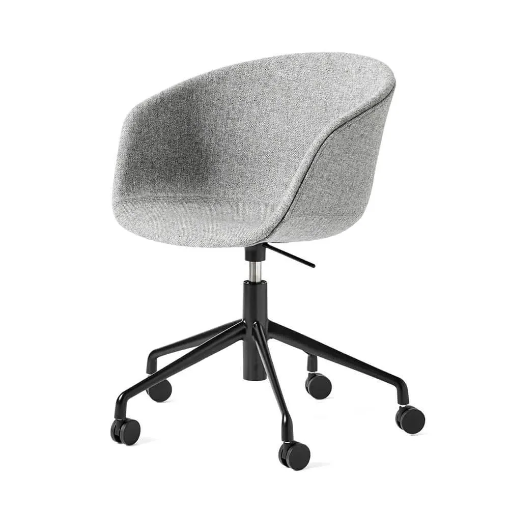 Swivel Office Chair with Gas Lift - Cognac