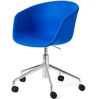 Swivel Office Chair with Gas Lift - Polished Base