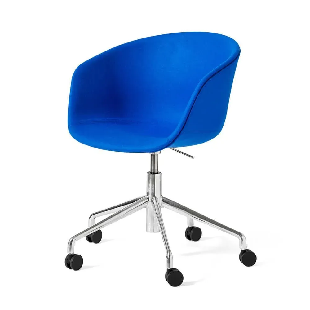 Swivel Office Chair with Gas Lift - Polished Base