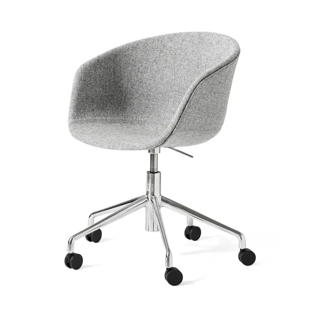 Swivel Office Chair with Gas Lift - Polished Base