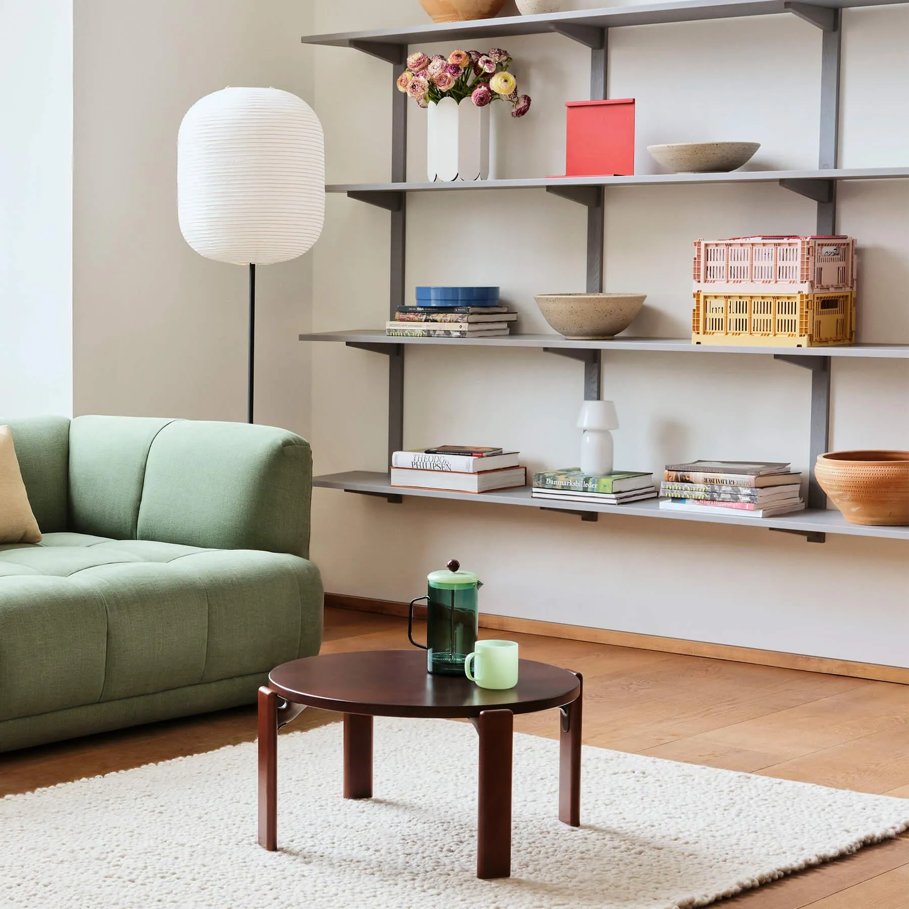 Table Lamp with Dimmer - Clay, Steel