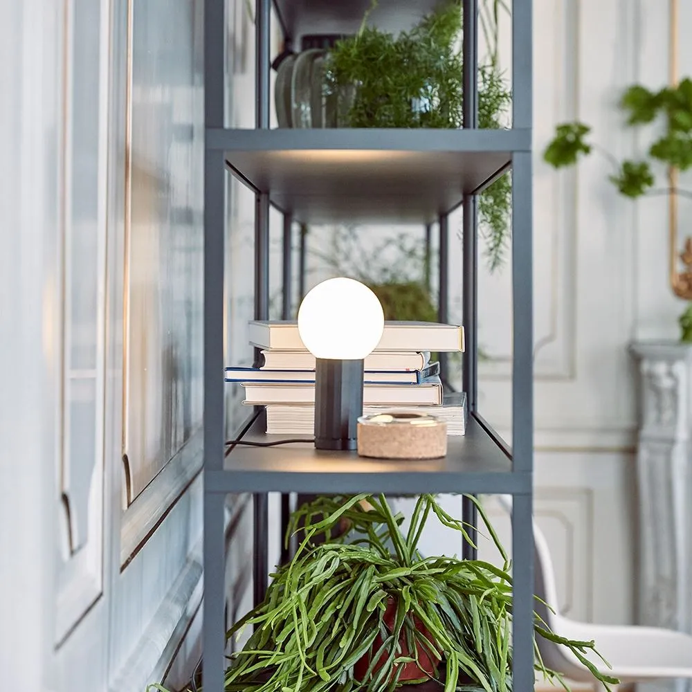 Table Lamp with Dimmer - Green, Aluminium