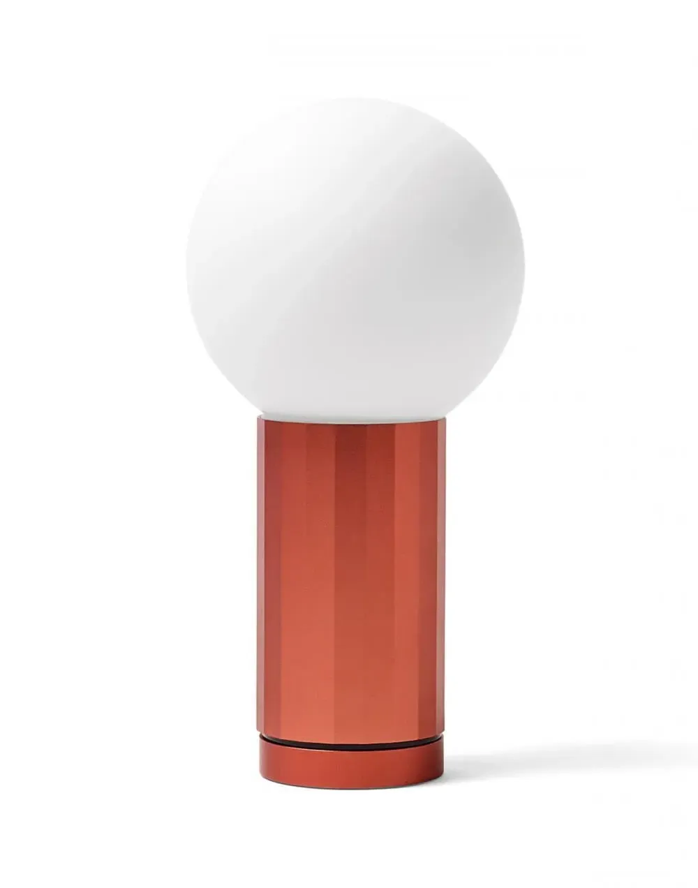 Table Lamp with Dimmer - Orange, Aluminium