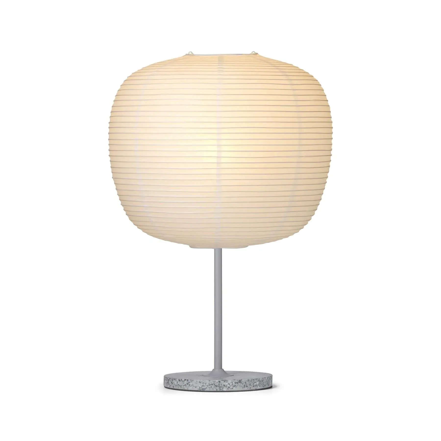 Table Lamp with Rice Paper Shade - Black, Steel