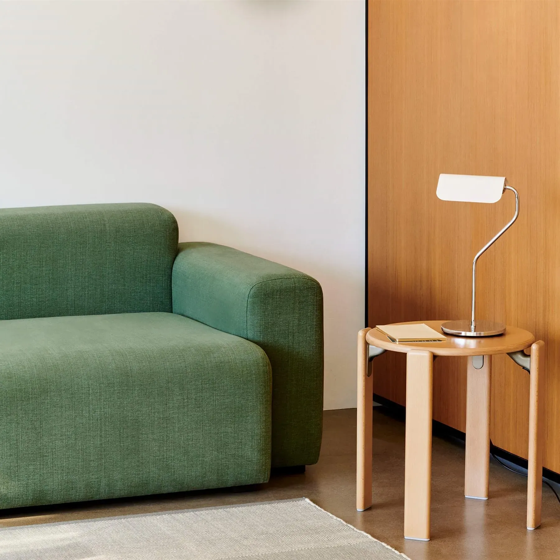 Table Lamp with Rotatable Shade - Green, Steel