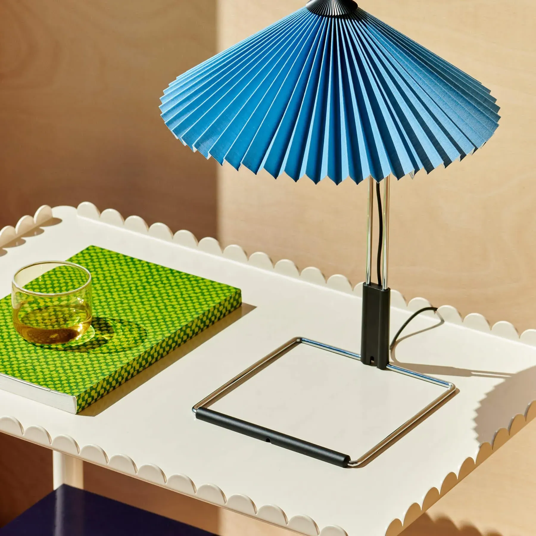 Tall Storage Trolley with Castors - Red, Steel