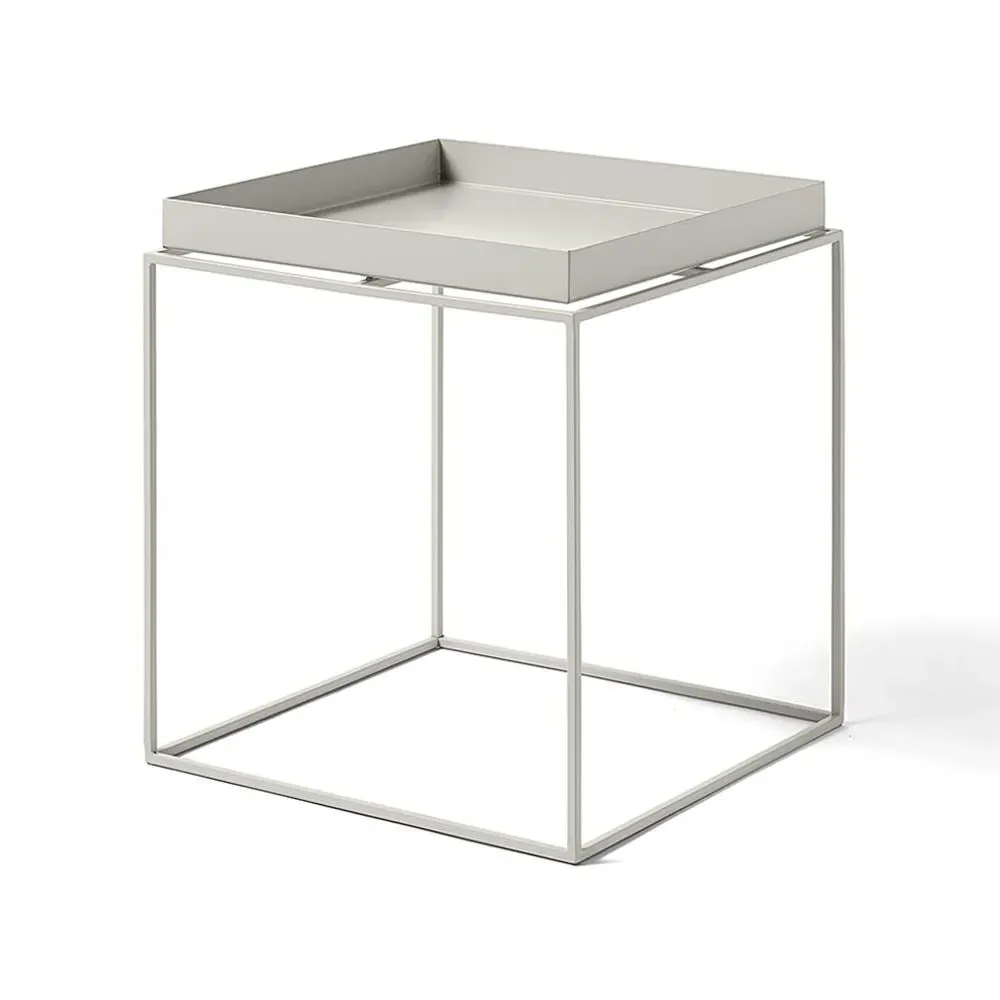 Tray Medium Side Table - Warm Grey