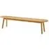 Triangle Leg Bench Large - Oiled Oak