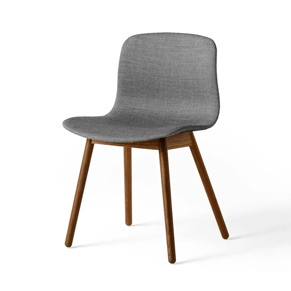 Upholstered Dining Chair - Black, Oak image