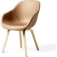 Upholstered Dining Chair - Nougat, Oak