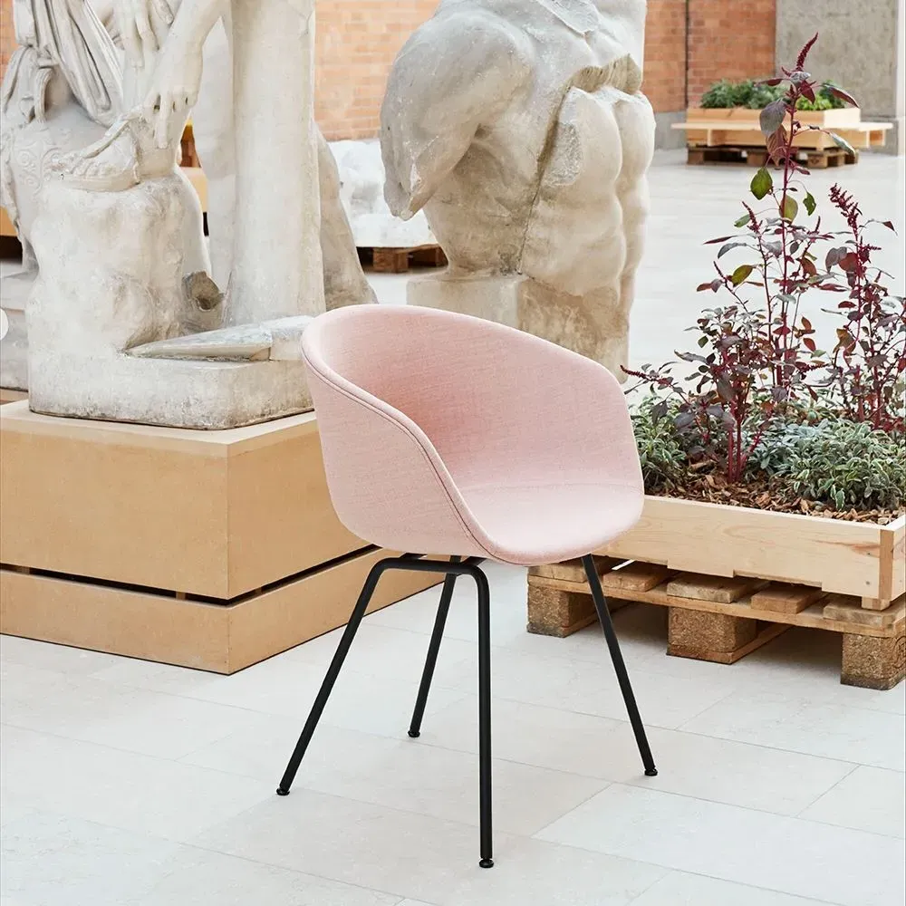 Upholstered Dining Chair - Sense Black, Steel